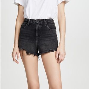 NWT Alexander Wang Bite Shorts in Grey Aged Size 26